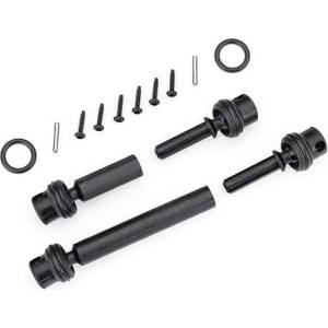 Traxxas Кардани Traxxas TRX-4M Driveshafts, center, assembled (front & rear) (fits 1/18 scale vehicles long wheelbase) TRX9855 (TRX9855)
