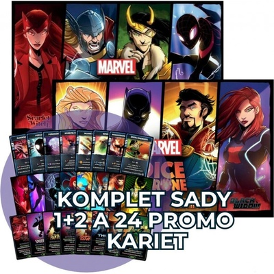 Rexhry Marvel Dice Throne CZ: Sada 1 a 2 + Sada promo karet