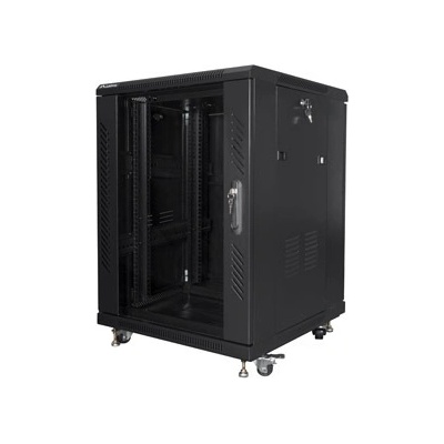 Lanberg Аксесоар за сървър Lanberg rack cabinet 19" free-standing 15U/600x600 (flat pack) black (FF01-6615-12B)