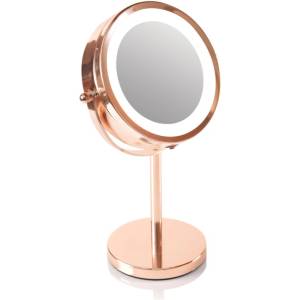 RIO Rose gold mirror огледало за гримиране с LED осветление