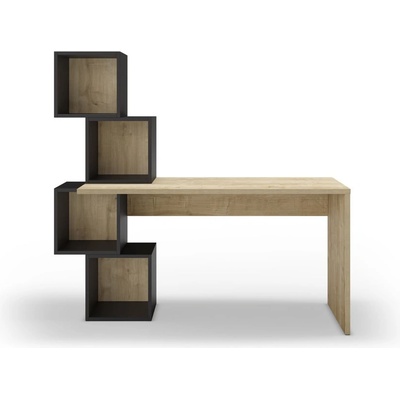 Marckeric Работна маса от декор от дъб 60x154 cm Cubik - Marckeric (17232)