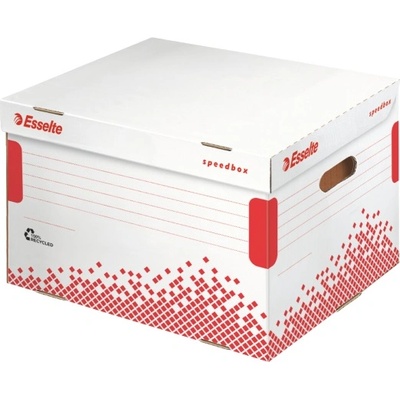 ESSELTE Контейнер за документи ESSELTE Speedbox 392x301x334 mm с отварящ се нагоре покрив, бял 623914 (623914)