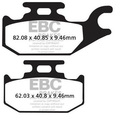 EBC Brzdové destičky SFA307