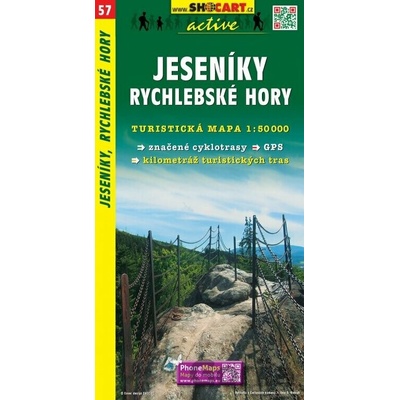 Jeseníky Rychlebské hory 1: 50 000