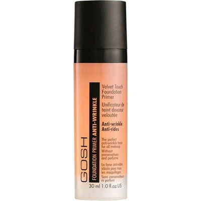 Gosh Velvet Touch Primer Apricot Protivráskový podklad pod make-up Apricot 30 ml