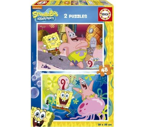 Educa Sponge Bob 2x48 dielov