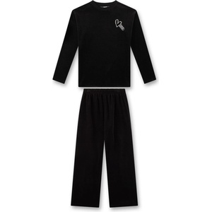 Sanetta Детско ежедневно термо бельо Sanetta Kid's Pyjama 1/1 Everyday base layer - Super Black - размер 152 (EU) (714-2045-0113)