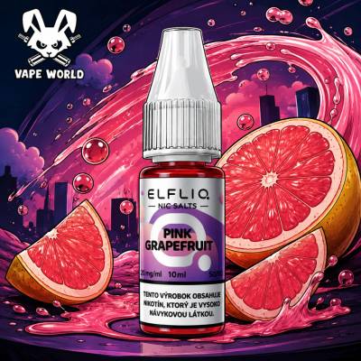 ELFLIQ Nic SALT Pink Grapefruit 10 ml 10 mg