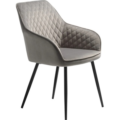 Unique Furniture Milton Šedé sametové