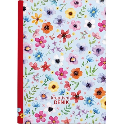 Kreativní deník B6 Lamino Kvítky