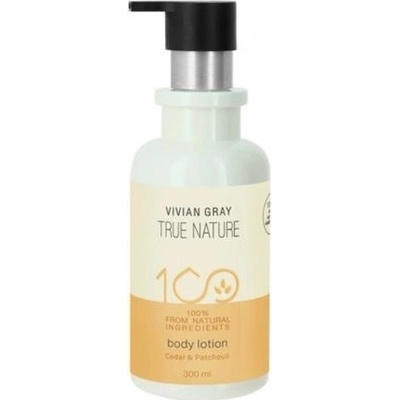 Vivian Gray True Nature natur tělové mléko Cedar & Patchouli 300 ml