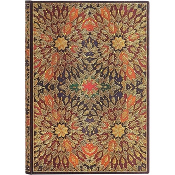 Paperblanks Тефтер Fire Flowers, Midi, широки редове, твърда (1570180525)