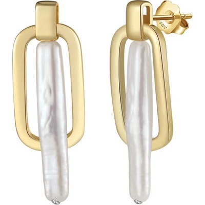 Majya Strieborné náušnice FARIDA pozlátené 11710