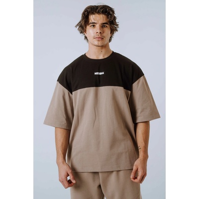 Nebbia Oversized Tee Power 898 Light Brown Ash