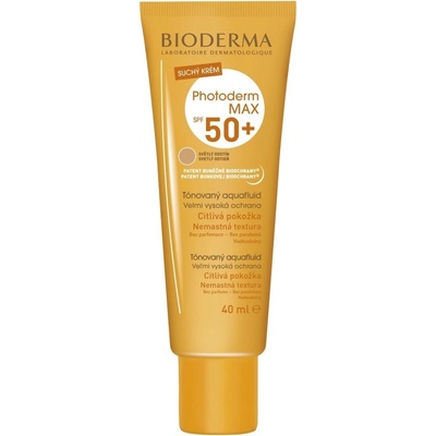 Bioderma Photoderm Max Aquafluid světlý SPF50+ 40 ml – Zboží Mobilmania