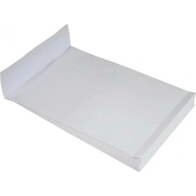 Taška B4 s X dnom a odtrhávacou páskou 250 x 354 mm biela 140g