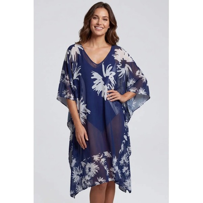 Deidad dámský plážový kaftan modrý