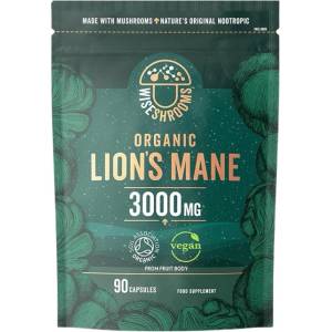 Wiseshrooms Lion's Mane 3000 mg [90 капсули]