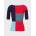 Giorgio Armani Блуза Emporio Armani Geometric Sweater in Ribbed Knit - Red