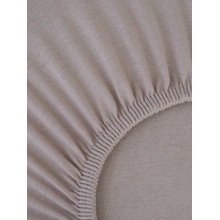 MKLuzkoviny.cz Jersey prostěradlo Classic cappuccino 180x200