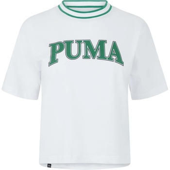 Image 1 of PUMA Тениска Puma Women's Squad Graphic Regular Fit T-Shirt - White/Green