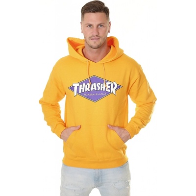 Thrasher Diamond Logo hoodie gold