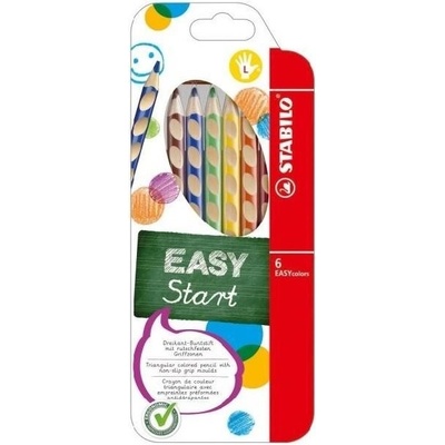 STABILO EASYstart sada 6 pastelek pro leváky 23505