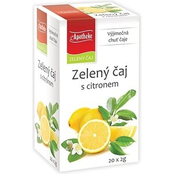 Apotheke Zelený čaj s citronem 20 x 2 g