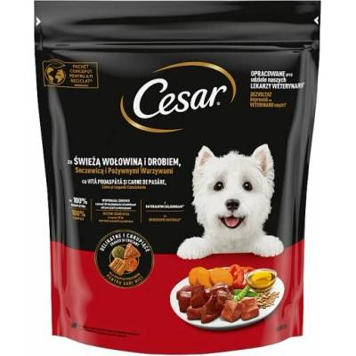 Cesar Adult malá plemena hovězí & drůbeží 0,8 kg