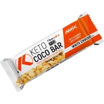 Amix Nutrition KetoLean® Keto goBHB® Coco Bar [40 грама] Бял шоколад
