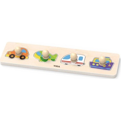 Viga detské puzzle s úchytmi Transport