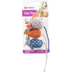 Flamingo Floera играчка за котки - мишка 3 бр
