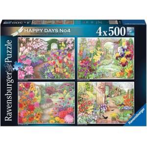 Ravensburger - Puzzle 4x500 Glorious Gardens - 500 piese