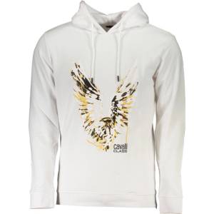 Roberto Cavalli Мъжки суитшърт cavalli class, Цвят Бяло (rxt65dcf062_bi00053)