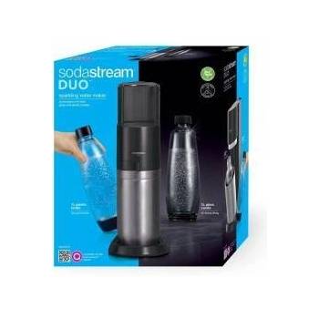 SodaStream Wassersprudler Duo Titan 1+1 (inkl. Glasflasche, Kunststoffflasche, CO? -Zylinder)