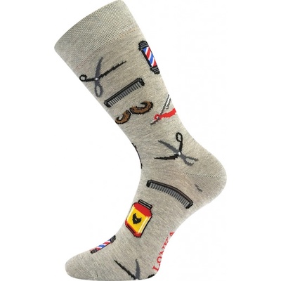 Lonka Woodoo Sólo trendy ponožky vzor 22 holič