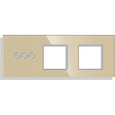 Smartvypínače Panel Gala Touch stmívač + rámeček + rámeček Barva: Zlatá PS00-Z