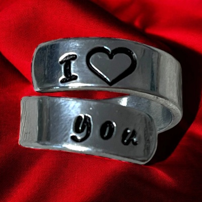 iŠperky Oceľová obrúčka I love you ID 292595