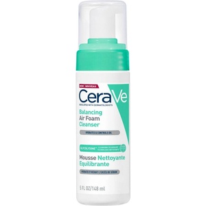 CeraVe Балансираща въздушна пяна за почистване на лице, 148 ml