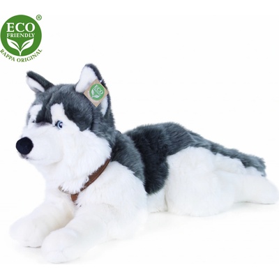 Eco-Friendly Rappa pes husky s obojkem ležící 60 cm