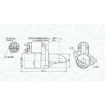 Startér MAGNETI MARELLI 063721452010