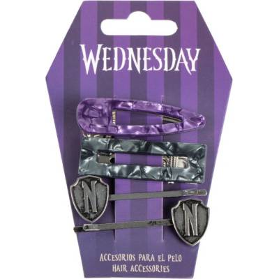 Sponky do vlasov 4 kusy Wednesday