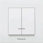 Panasonic КЛЮЧ ДВОЕН КАРЕ ПЛЮС СВЕТЕЩ БЯЛ wktc00102wh-eu2 (wktc00102wh-eu2)
