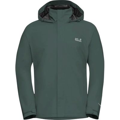 Jack Wolfskin Мъжко водоустойчиво яке Jack Wolfskin Trailtime 2L Jacket Waterproof jacket - Sago Palm - размер XXL (002-3574-0515)
