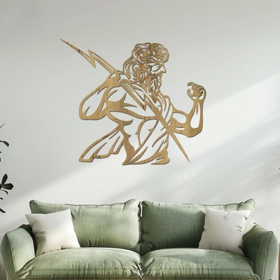 dřevo života Dřevěná dekorace ZEUS Rozměry (cm): 80x70, Zvolte barvu dekoru: Dub zlatý