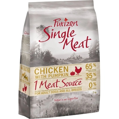 Purizon Single Meat Adult kuracie s tekvicou, bez obilnín 12 kg