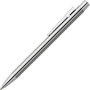 Faber-Castell Химикалка Faber-Castell Neo Shiny, 0.8 mm дебелина на писане, черен цвят на писане, сребриста