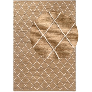 Hanse Home Ръчно изработен ютен килим в естествен цвят 200x300 cm Kunu - Hanse Home (106208-200x300)