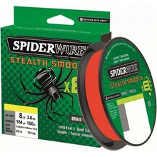 Spiderwire šnúra Stealth Smooth 8 red 150m 0,06mm 5,4kg