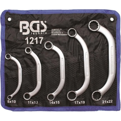 BGS technic Комплект криви ключове 5бр. ; bgs technic, 1217